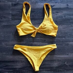 Yellow Women's Bikini Set